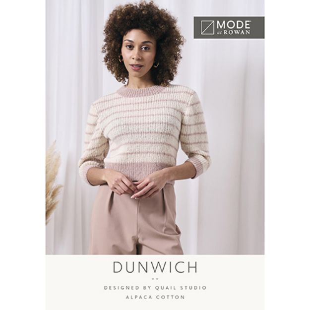 Picture of MODE at Rowan: Pattern Dunwich  Alpaca Cotton